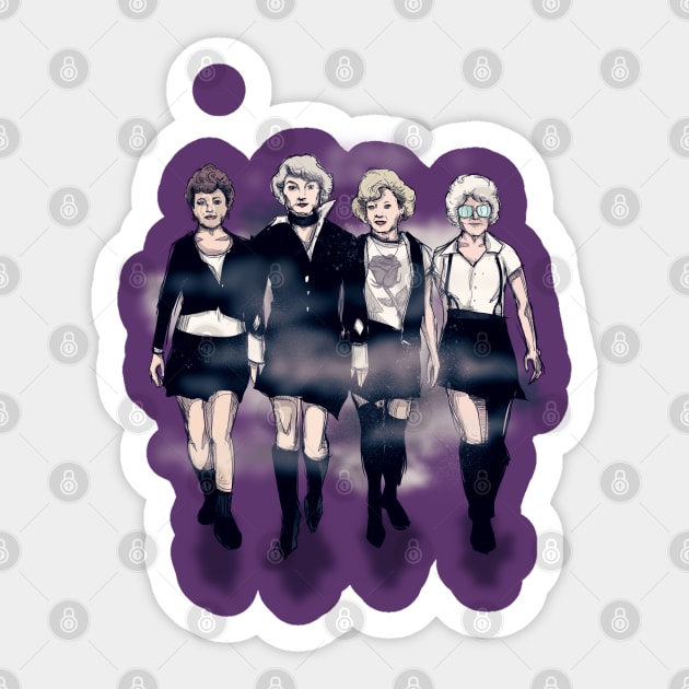 Golden Witch Girls Sticker by LVBart